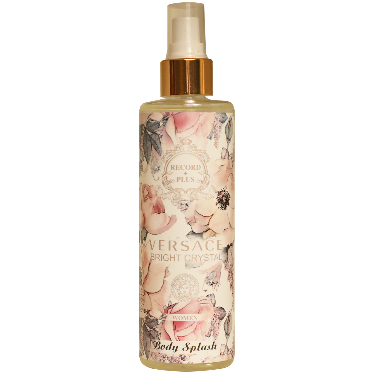 بادی اسپلش زنانه رکورد پلاس مدل versace bright crystal حجم 250 میلی لیتر